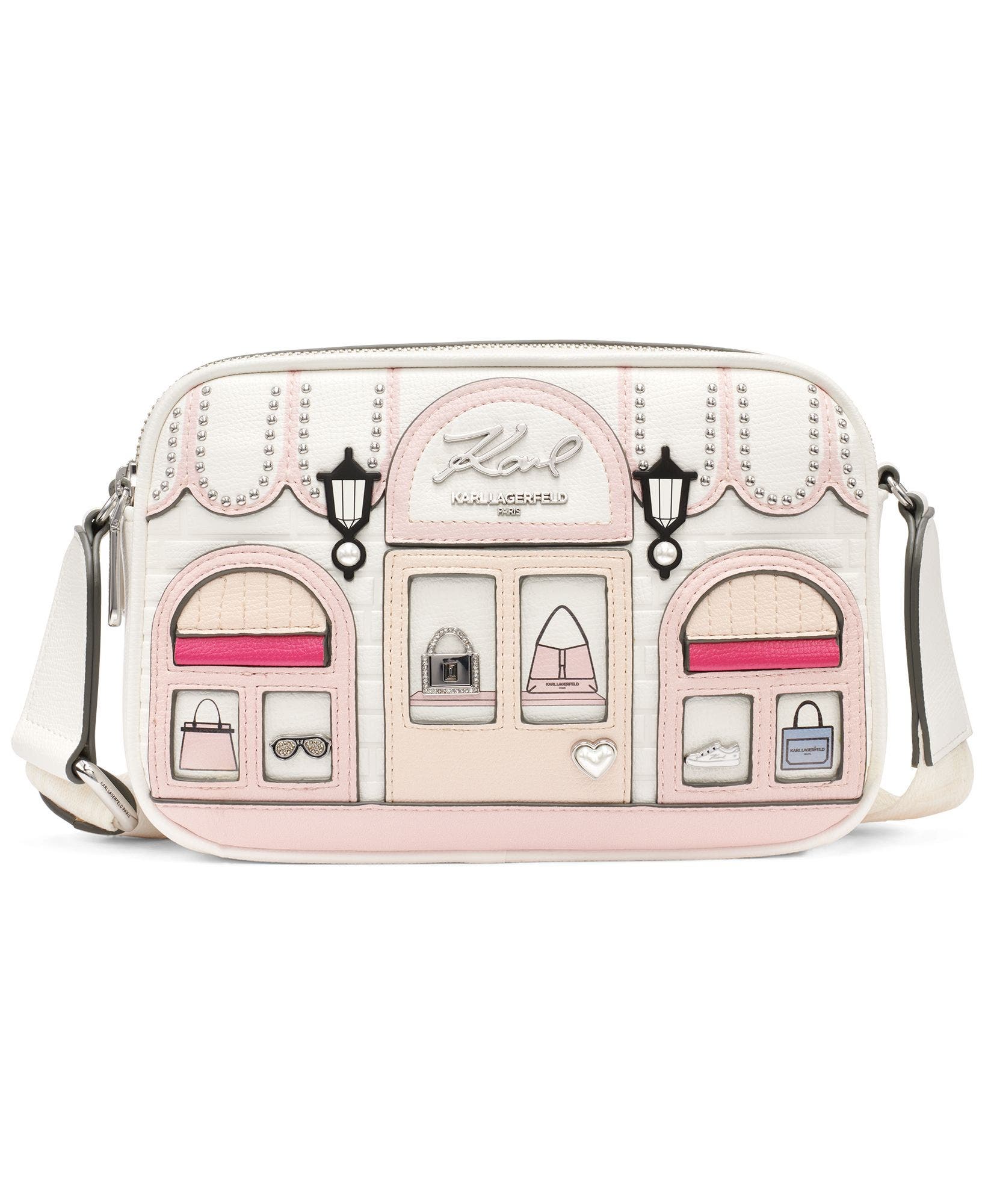 Maybelle Crossbody, Main, color, White Multi