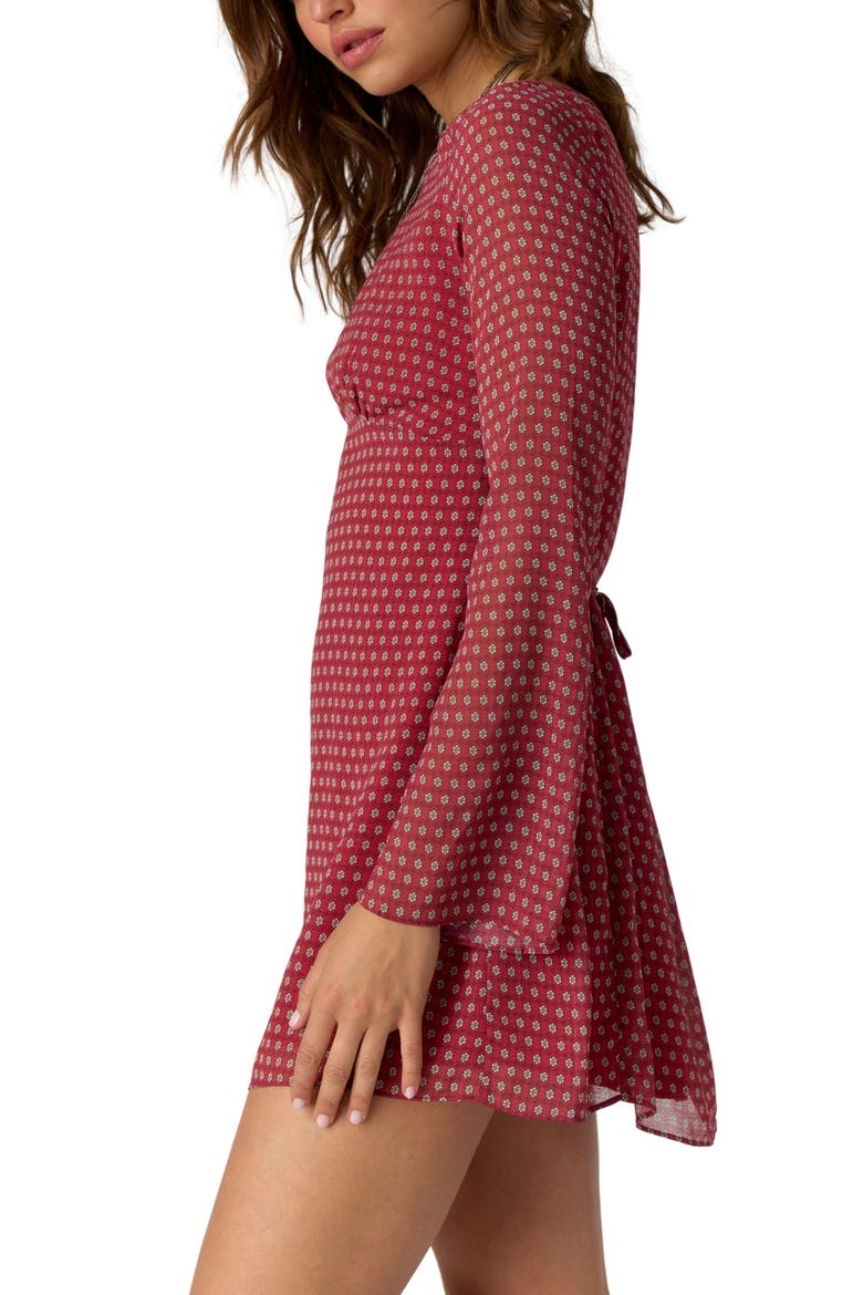 Jolie Printed Minidress, Alternate, color, SALSA COMBO