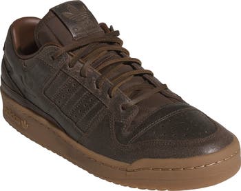 ◆adidas◆ Forum 84 Low CL Brown JI3284 Adidas Originals Men's Leather Brown Forum 84 Low CL Shoes