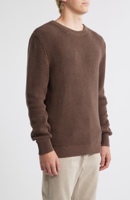 Alex Crane  Bay Organic Cotton Sweater In Brown