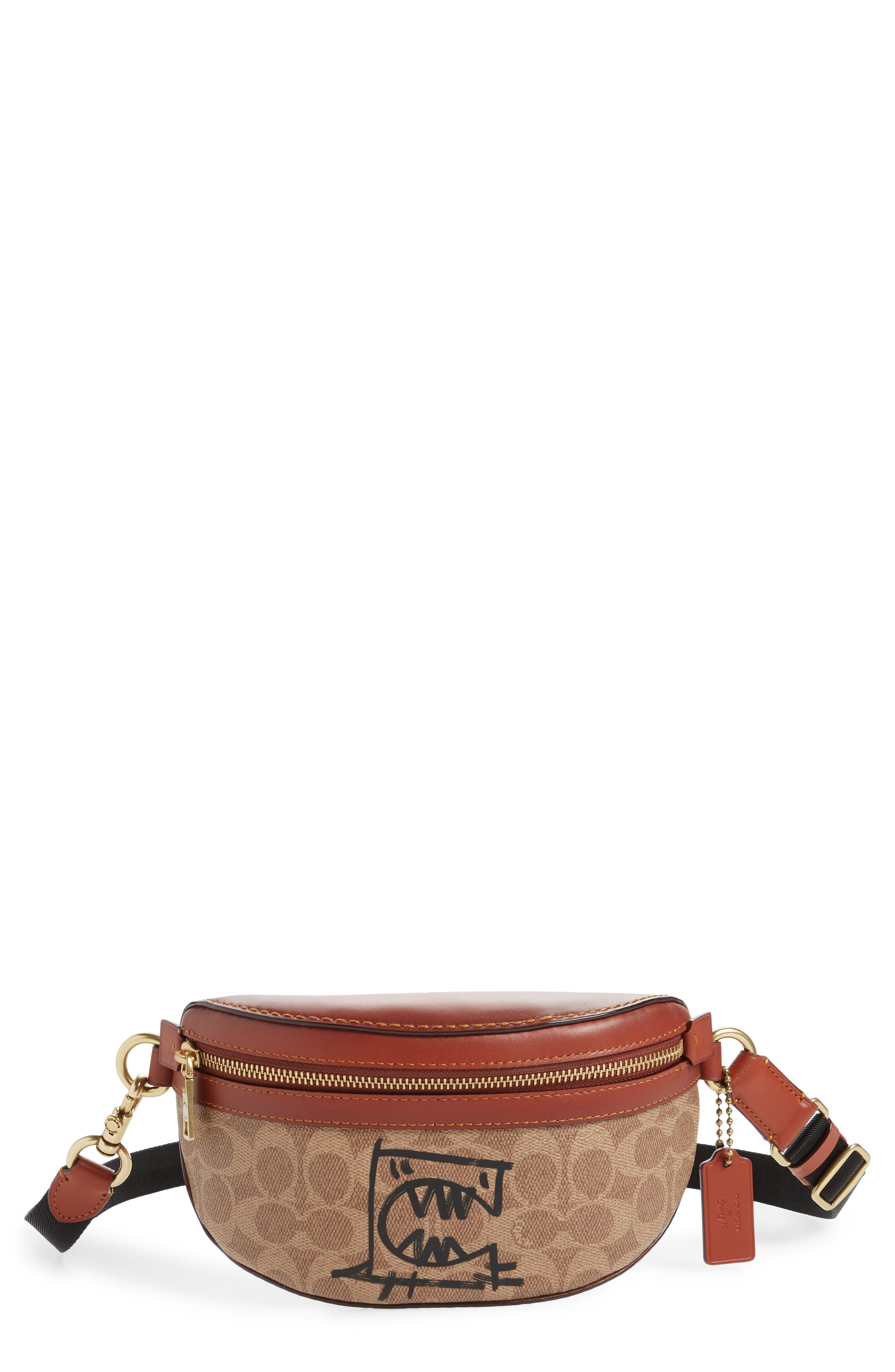 COACH x Guang Yu Riley Rexy Signature Coated Canvas Belt Bag | Nordstrom