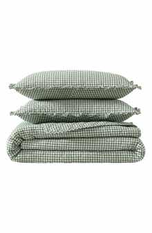 Laura Ashley Gracies Gingham Cotton Quilt & Sham Set