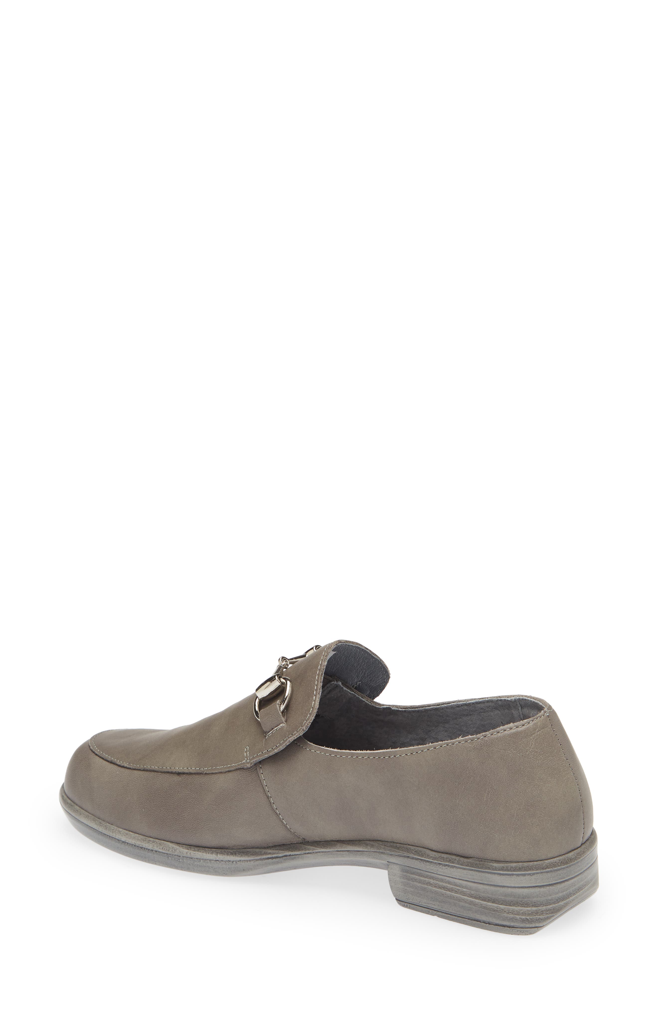 Naot Bentu Bit Loafer, Alternate, color, Foggy Gray Leather