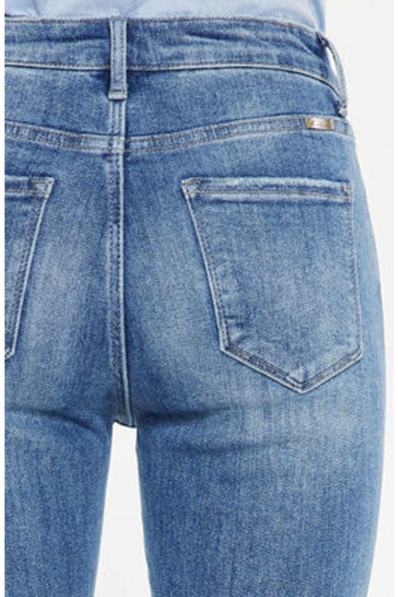 Maddy Essentials High Rise Slim Straight Leg Jeans, Alternate, color, Medium Wash