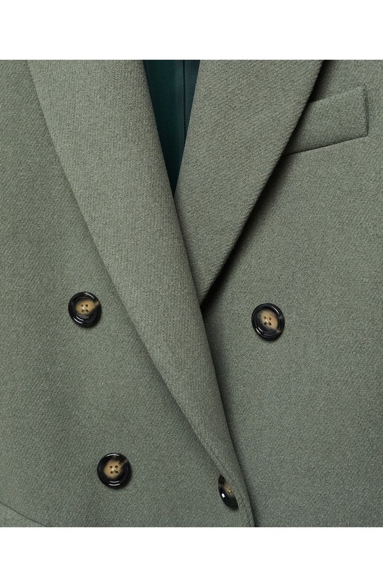 MANGO Double Breasted Coat, Alternate, color, 