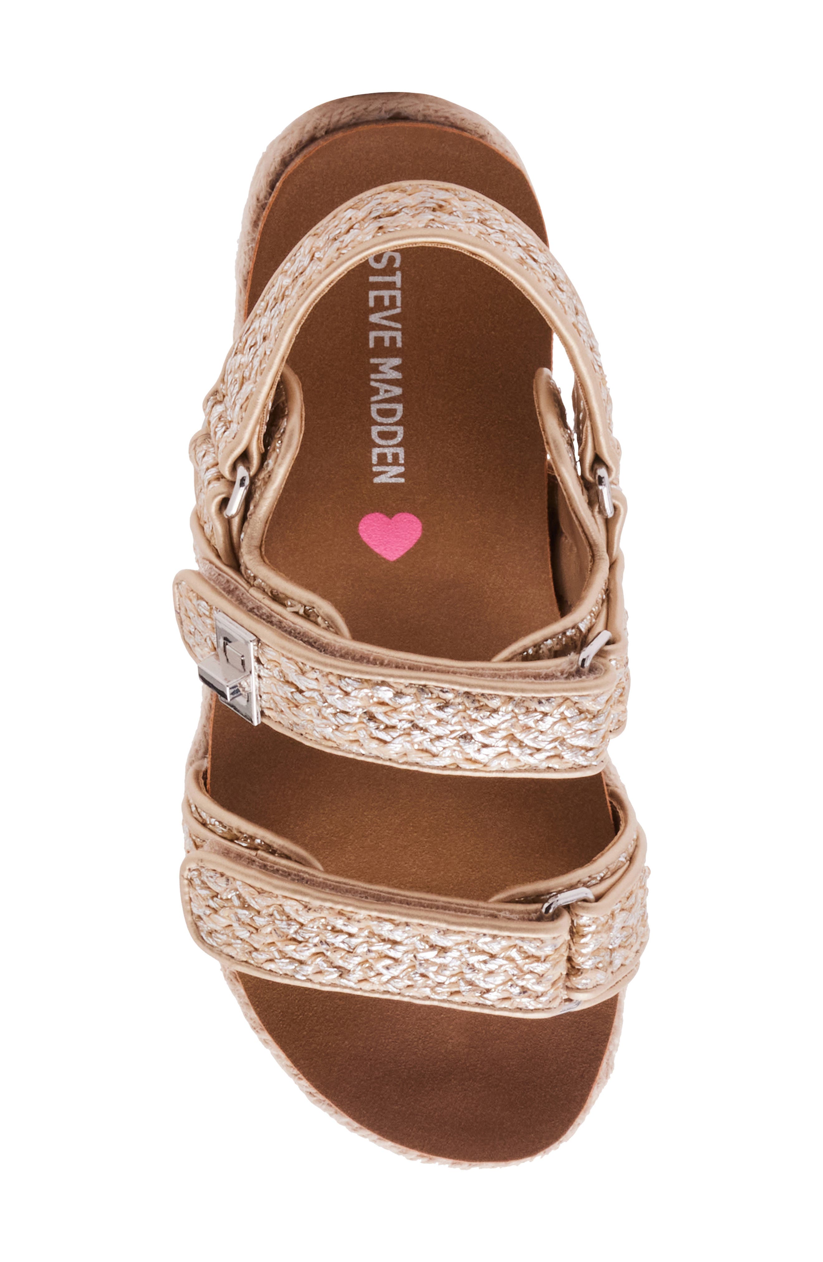 Steve Madden JBig Mona Platform Slingback Sandal, Alternate, color, Natural Raffia