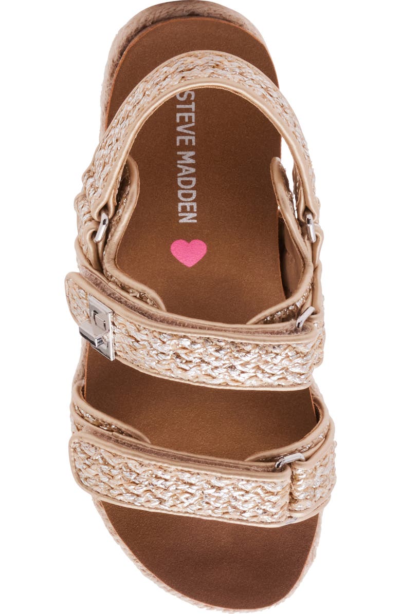 Steve Madden JBig Mona Platform Slingback Sandal, Alternate, color, Natural Raffia