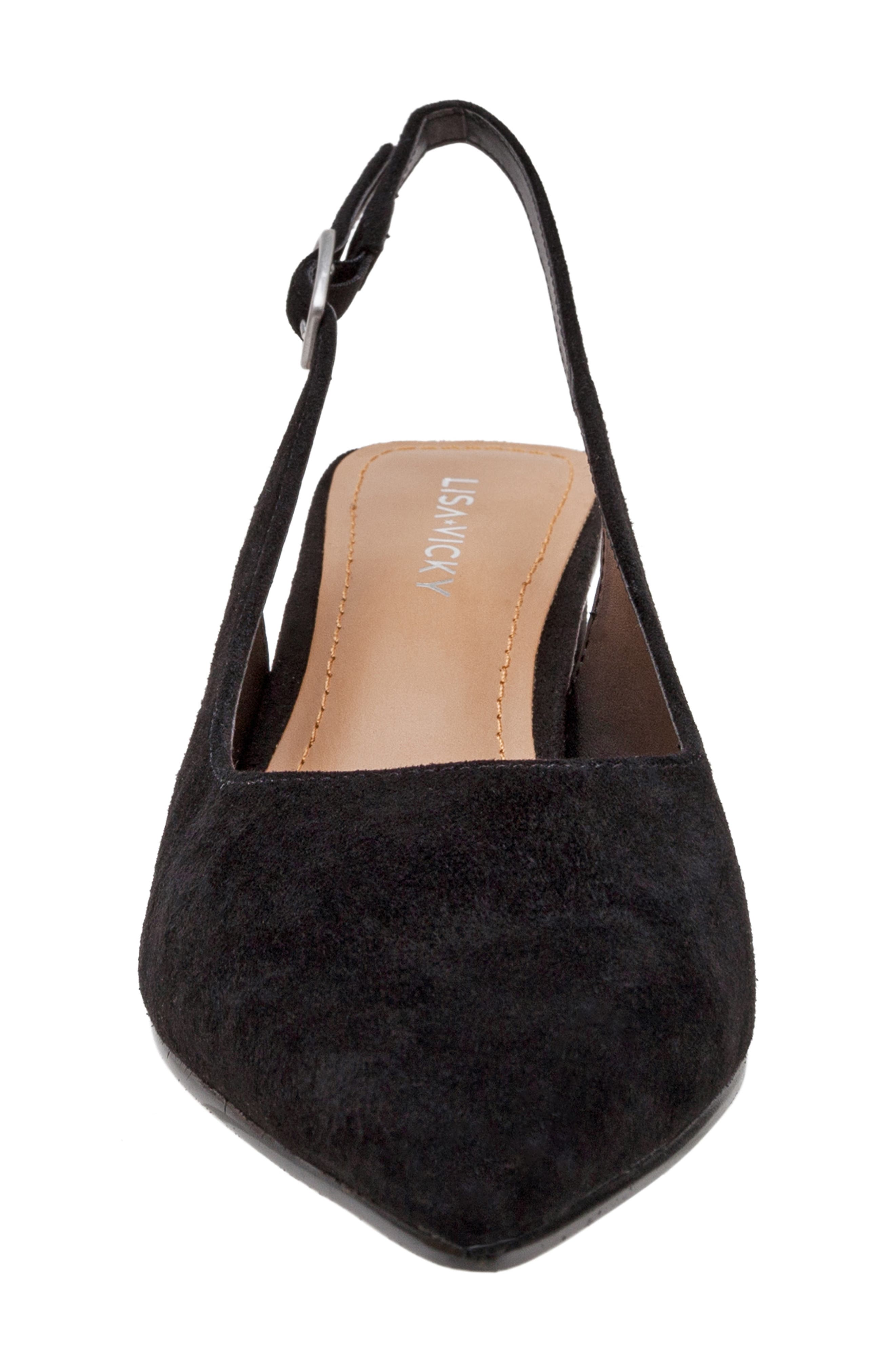 Lisa Vicky Zee Pointed Toe Slingback Pump, Alternate, color, 