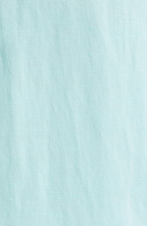 Johnnie-o Gianna Hangin' Out Short Sleeve Linen & Lyocell Button-up Shirt In Tarpon