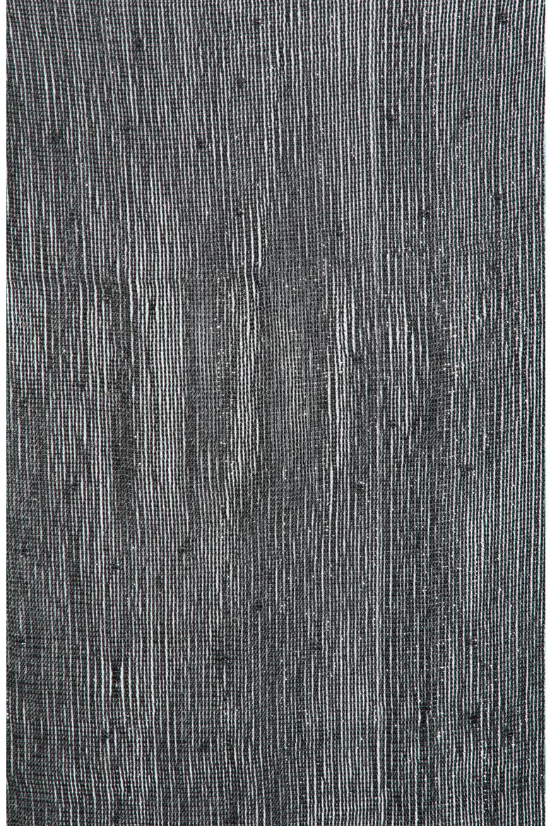 Lurex Wrap Scarf, Alternate, color, BLACK SILVER