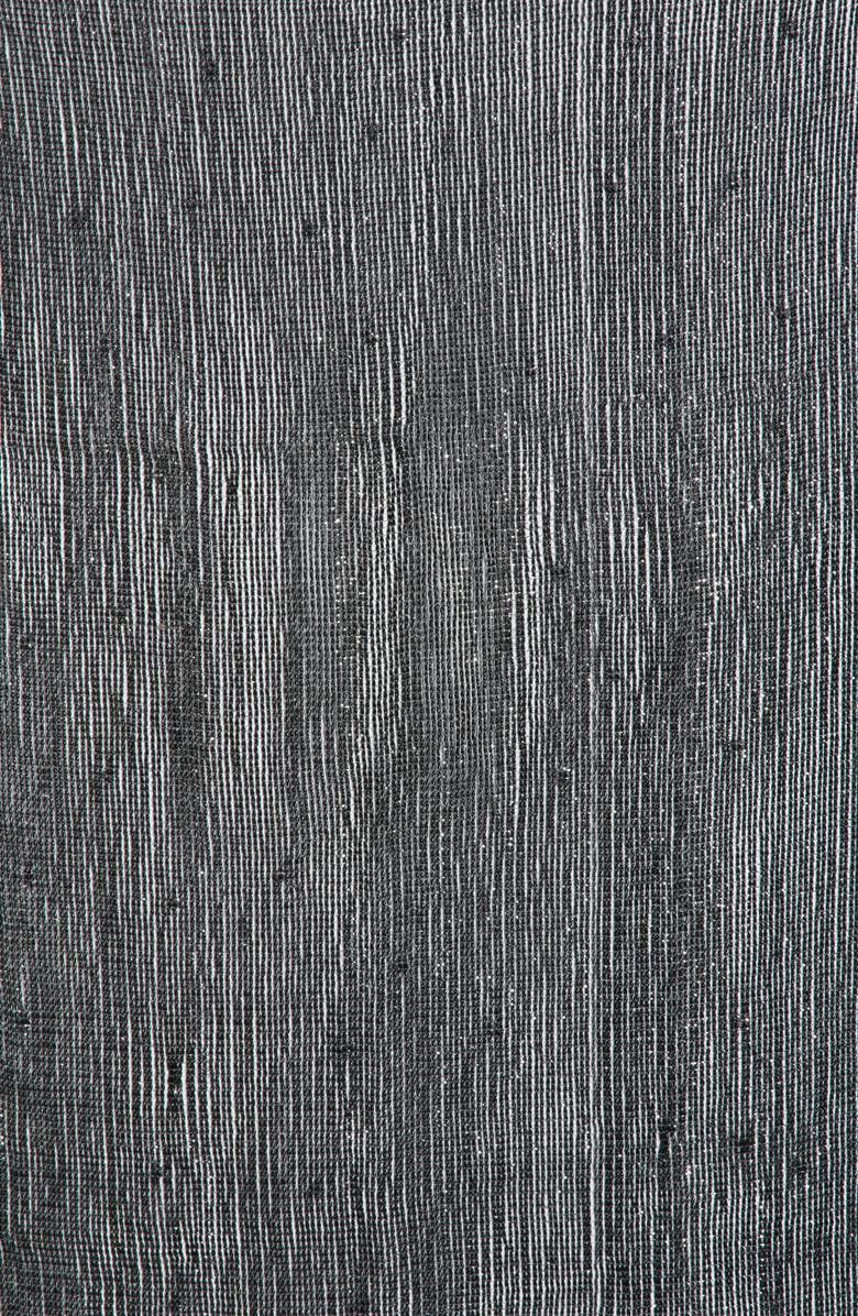 Vince Camuto Lurex Wrap Scarf, Alternate, color, Black Silver