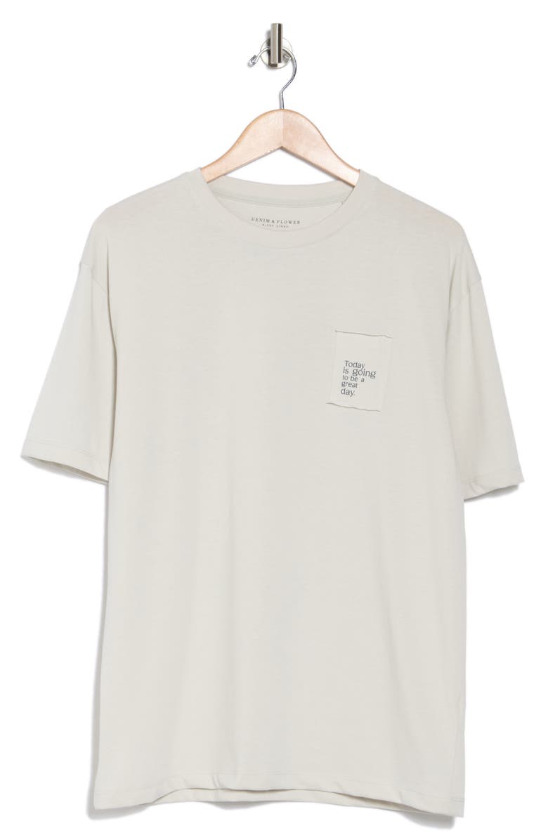 DENIM AND FLOWER Graphic T-Shirt, Alternate, color, Beige