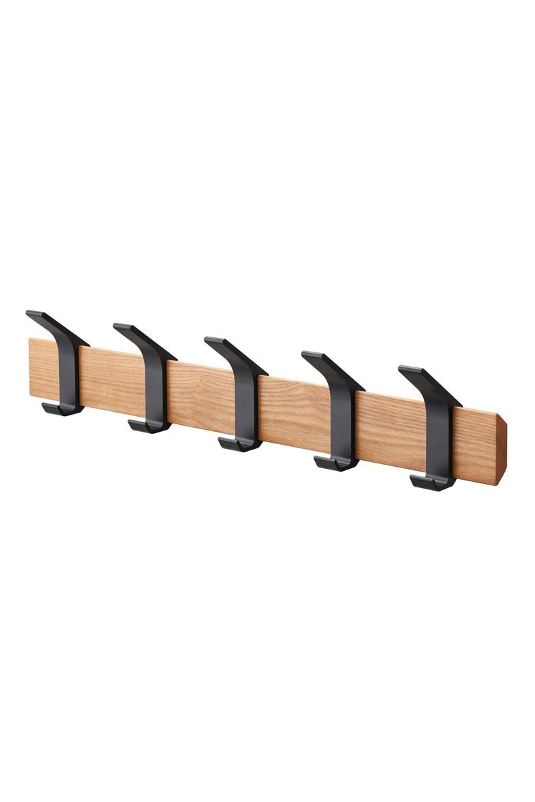 Wall Mounted Coat Rack, Main, color, WALNUT