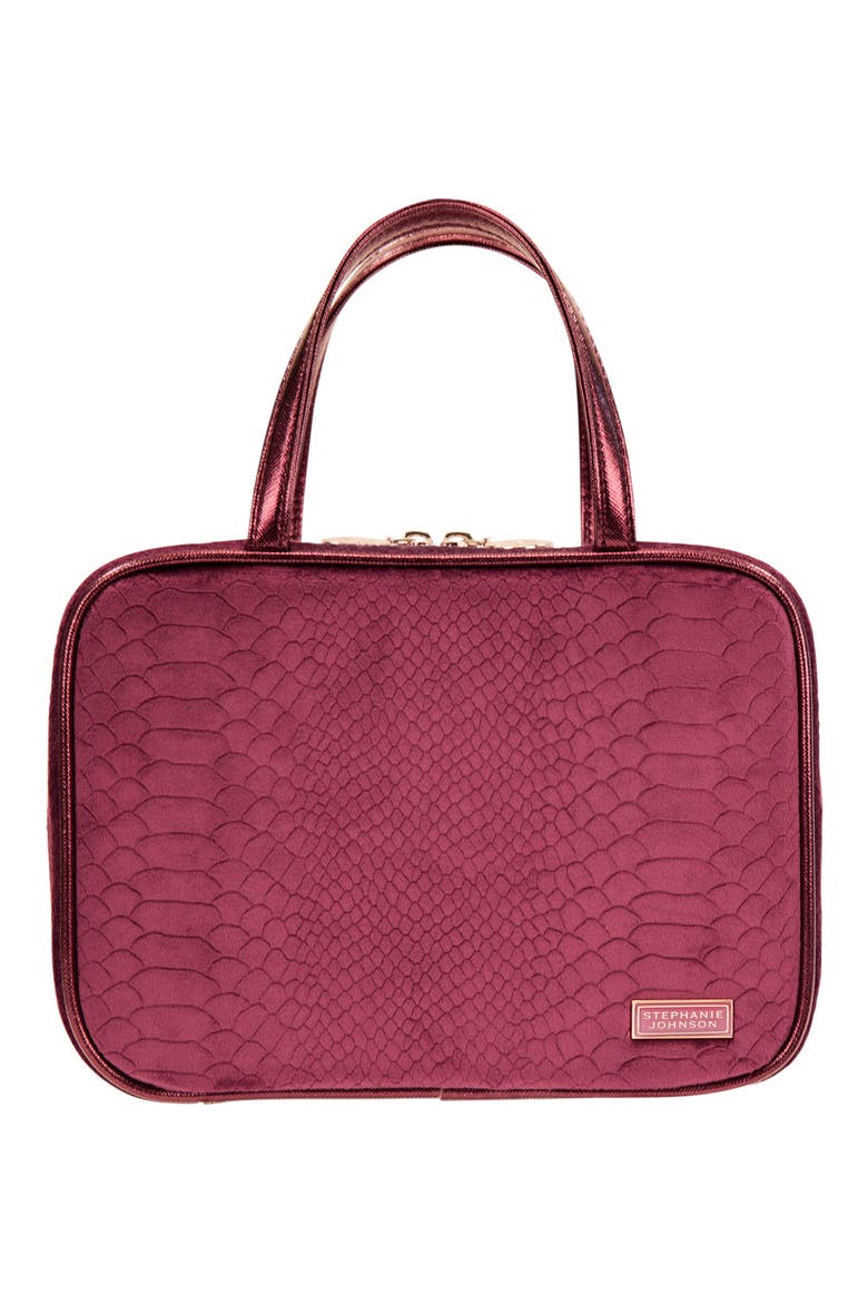 French Kiss Marais ML Traveler Cosmetics Case, Alternate, color, NO COLOR