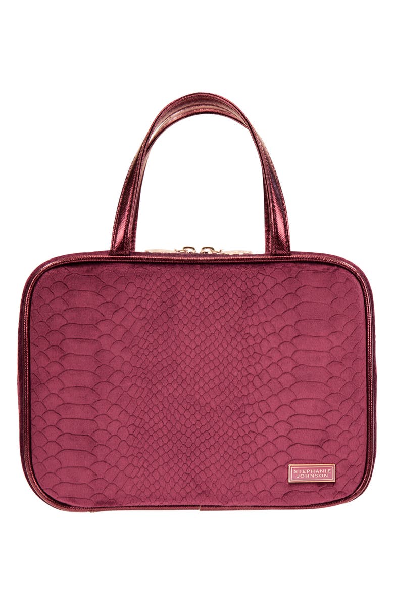 Stephanie Johnson French Kiss Marais ML Traveler Cosmetics Case, Alternate, color,