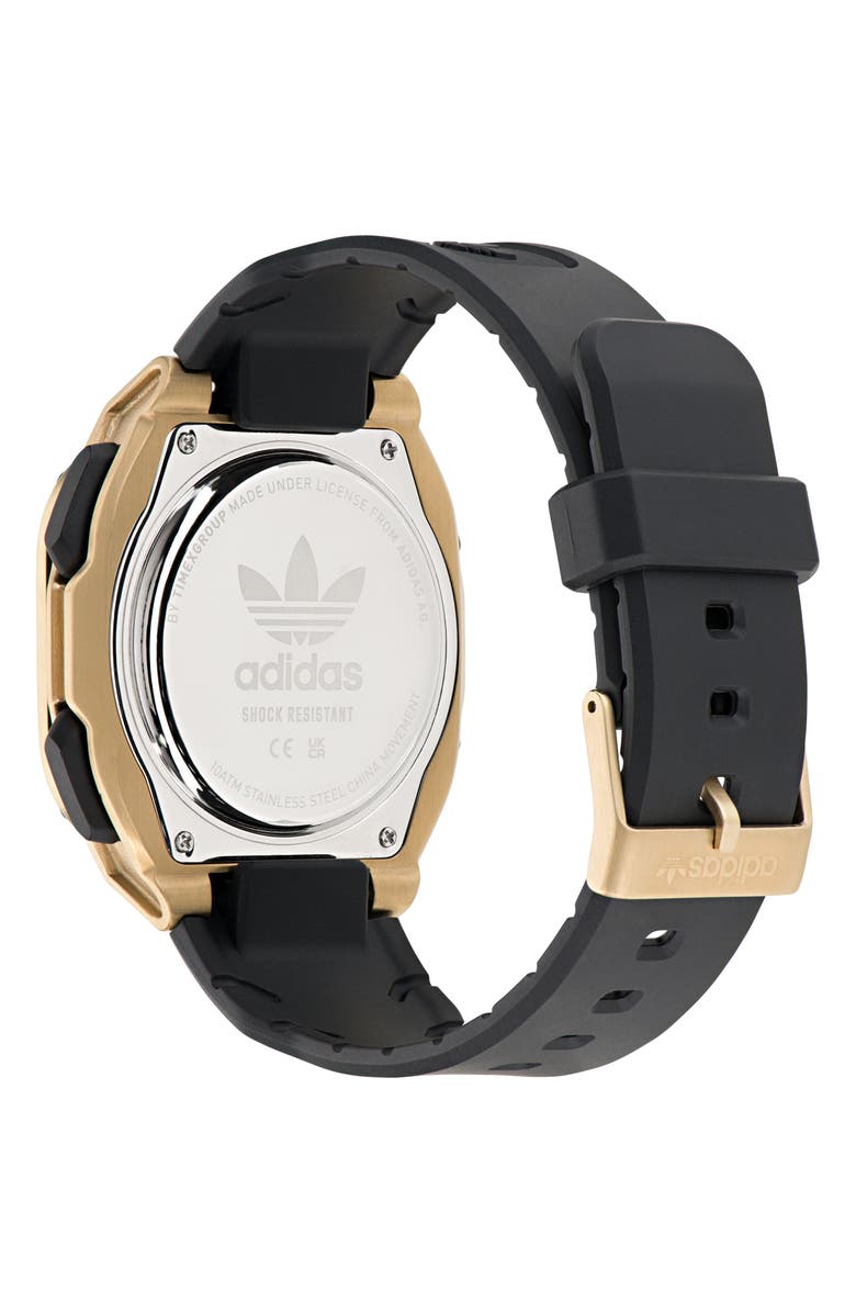 adidas City Tech One Resin Strap Watch, 45mm, Alternate, color, 