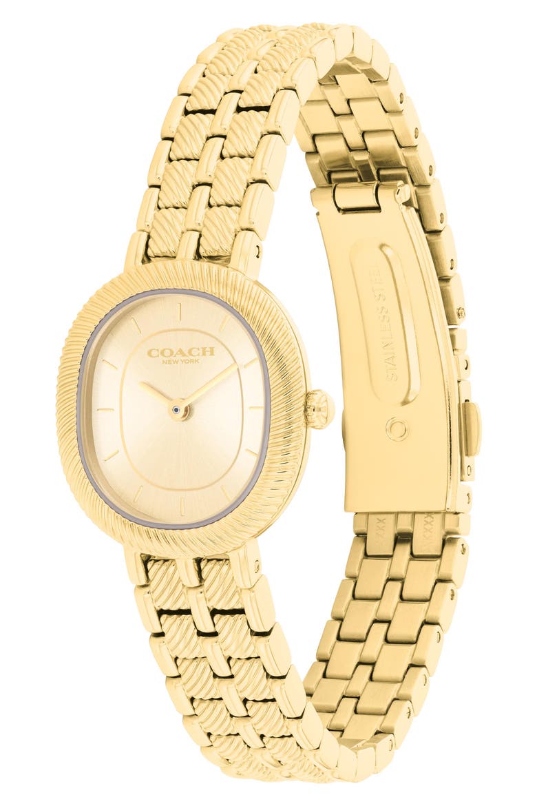 Harlow Bracelet Watch, 23.8 mm x 26 mm, Alternate, color, GOLD
