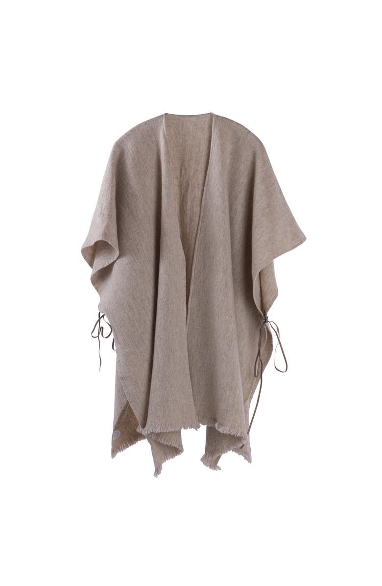 loom.ist Wool Poncho, Alternate, color, Grey