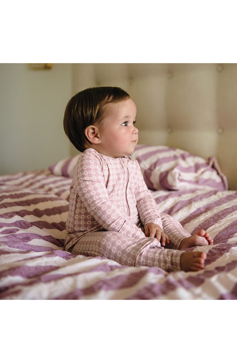 Kynd Baby Day or Night Romper, Alternate, color, Flower Gingham