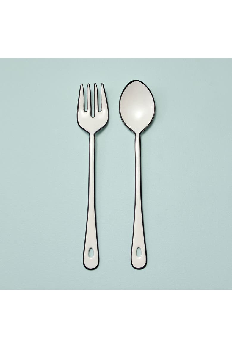 Harlow Serving Set, Alternate, color, White