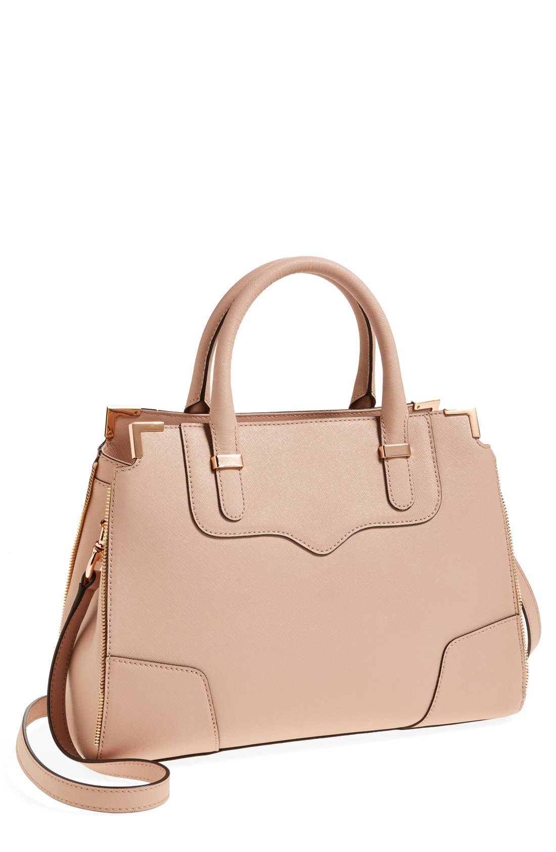 'Amorous' Satchel, Main, color, BLUSH