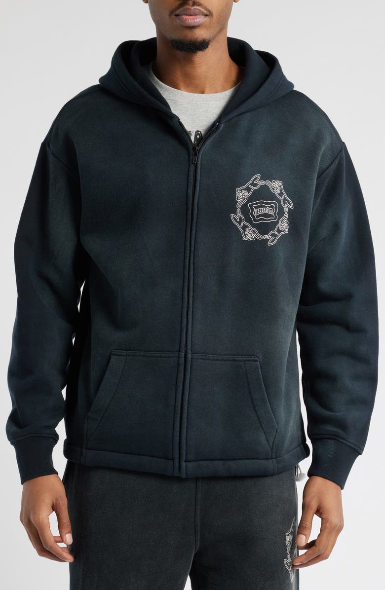 ICECREAM Rotation Cotton Hoodie, Alternate, color, Black