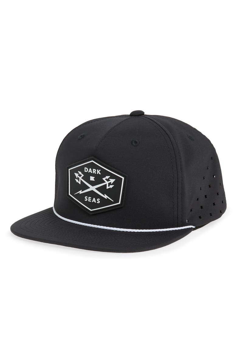 DARK SEAS Prog Tech Snapback Hat, Main, color, Black