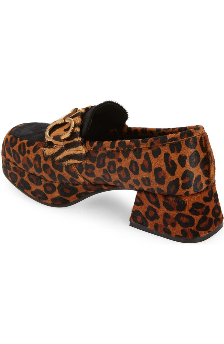 Jeffrey Campbell Student Genuine Calf Hair Platform Loafer, Alternate, color,