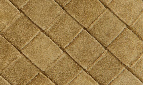 Bottega Veneta Bang Bang Intrecciato Suede Vanity Case In Nude