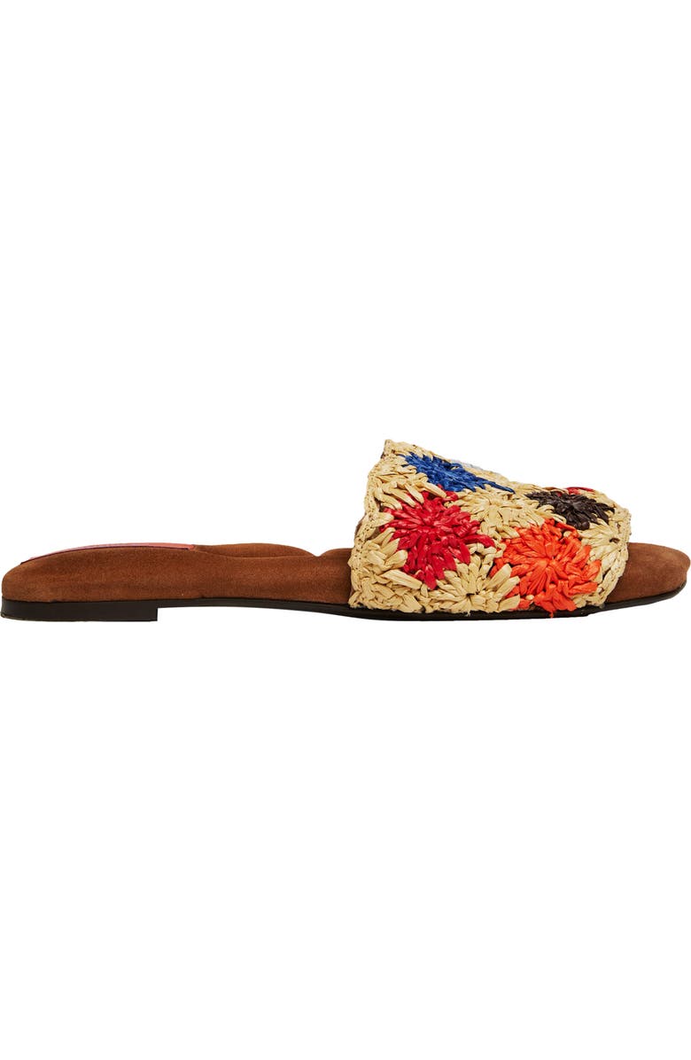 La DoubleJ Crochet Sandal Solid Grey, Main, color, Solid Grey