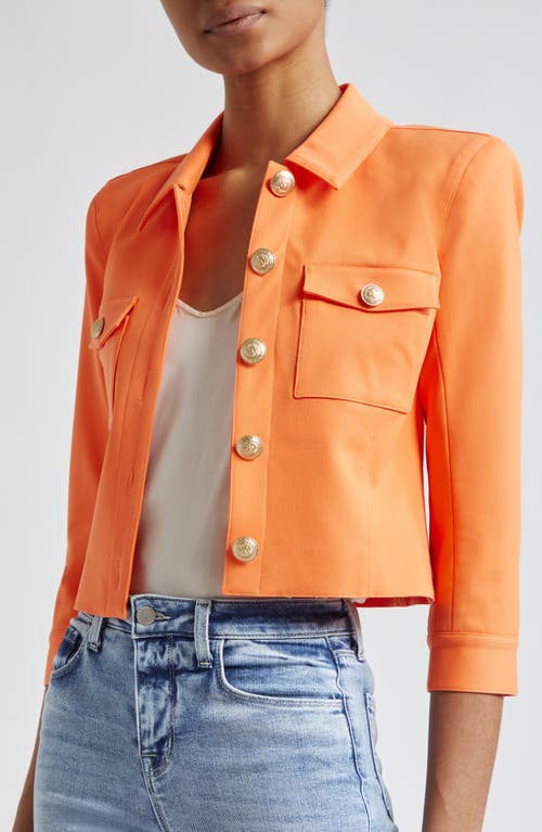 Shop L Agence L'agence Kumi Fitted Crop Jacket
