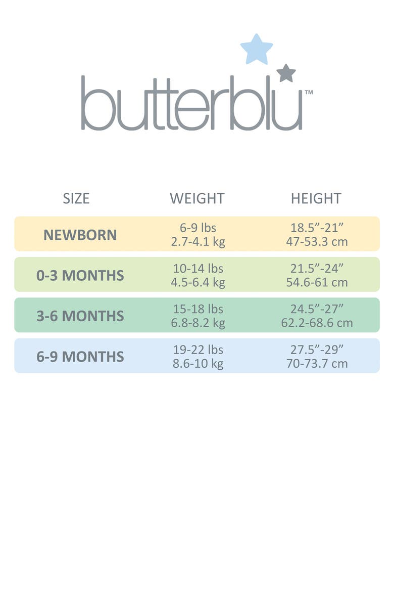 BUTTERBLU Scout Sleep & Play Organic Cotton Footie, Alternate, color,