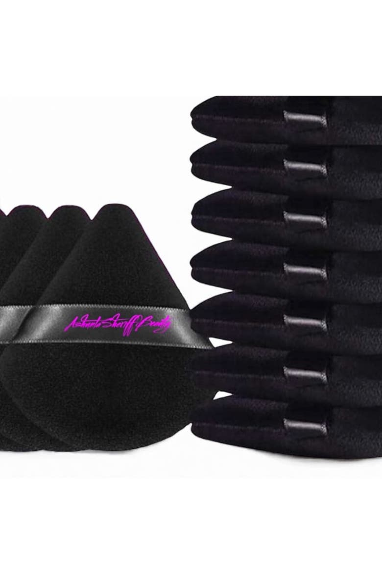 Velvet Hypoallergenic Ultra Soft Black Puffs, Alternate, color, Black