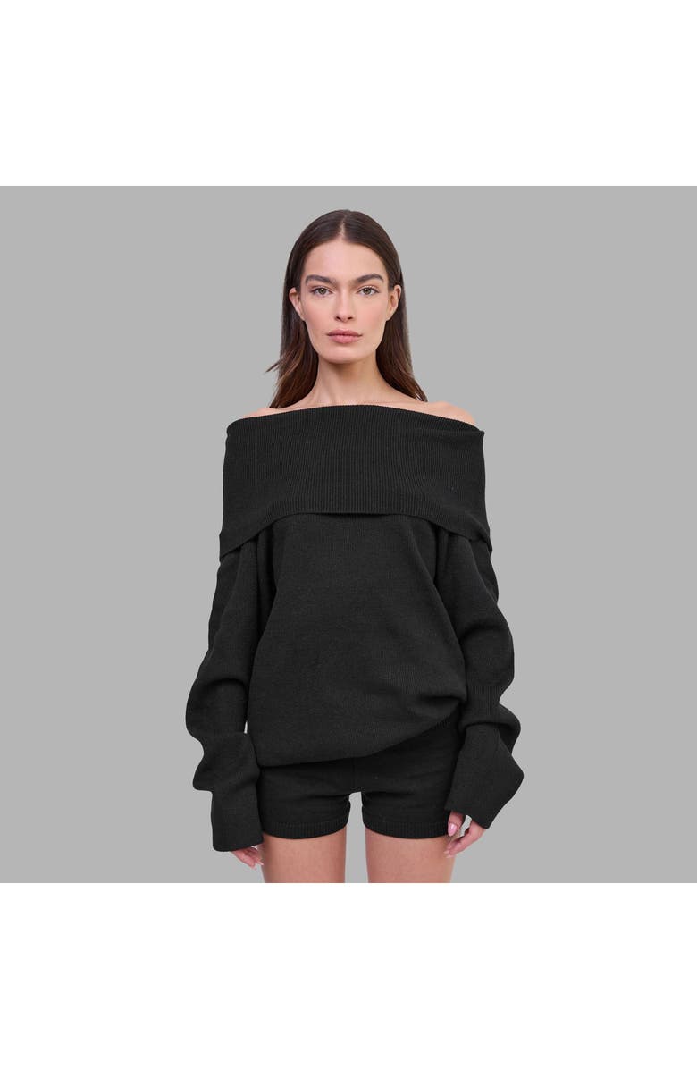 Blvck Paris Blvck Off Shoulder Top, Alternate, color, 