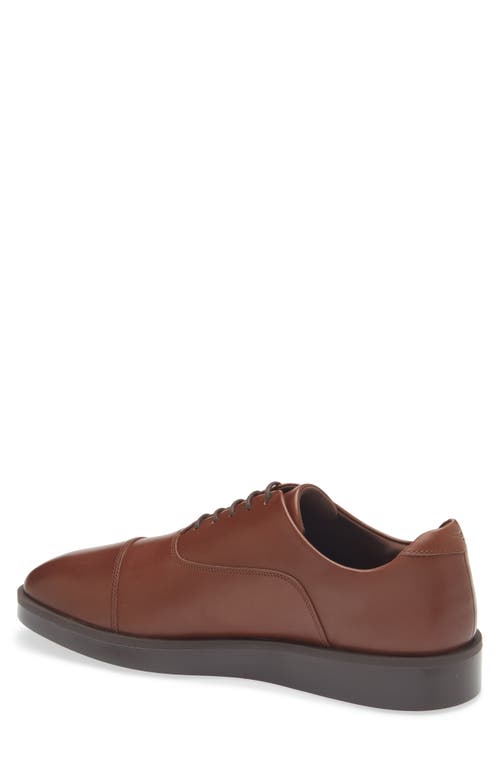 Wolf & Shepherd Men's Closer Leather Oxford Dress Shoes In Brown Oxford