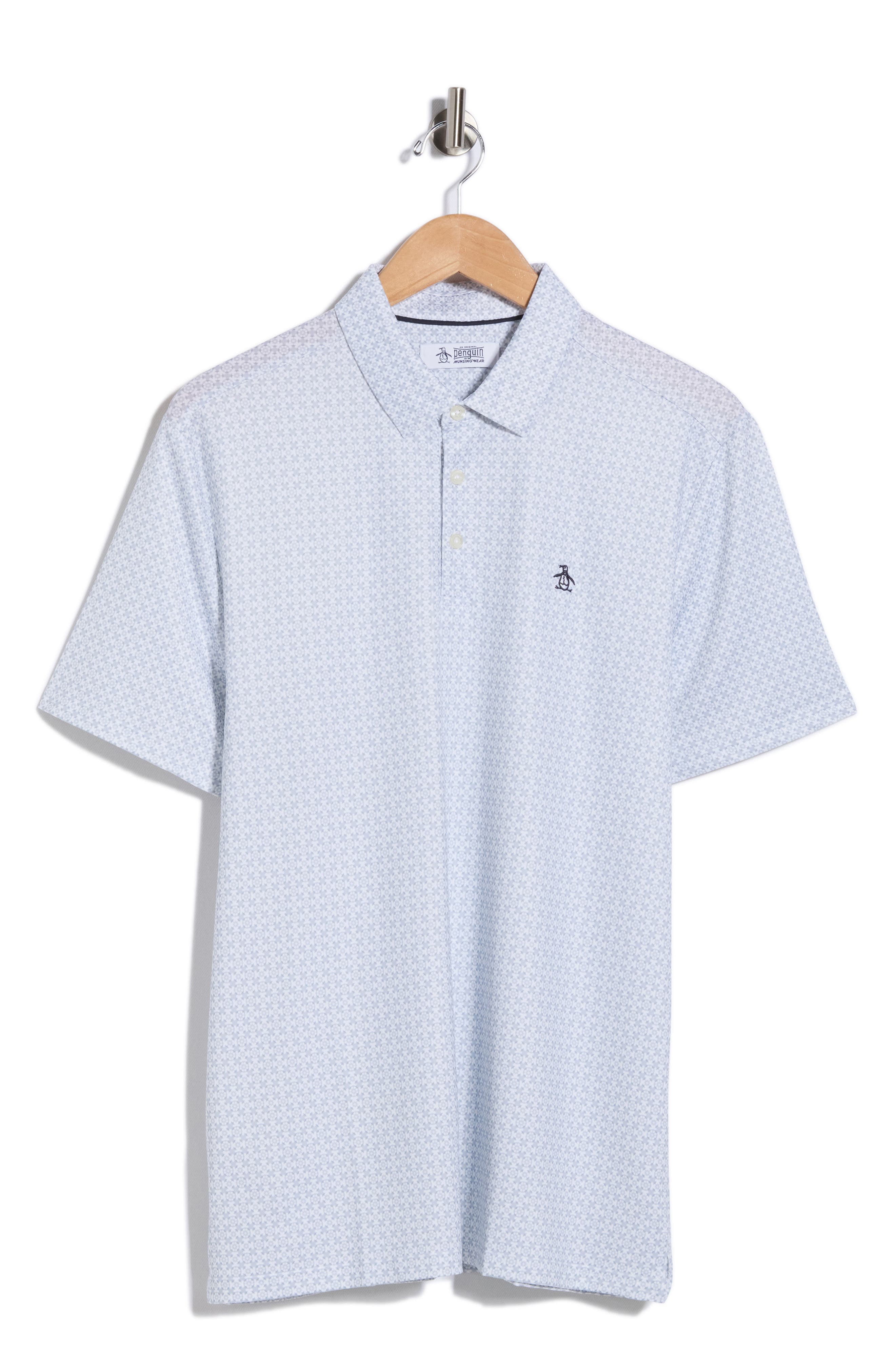 Original Penguin Micro Floral Geo Print Polo