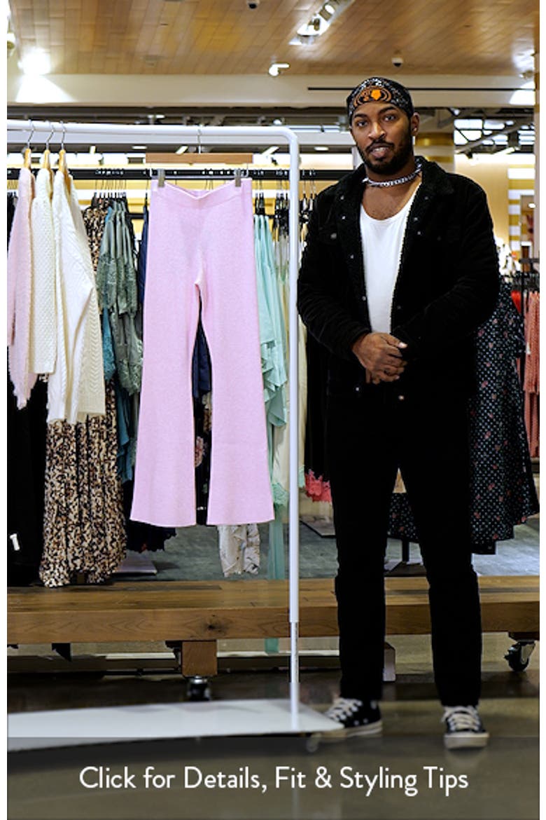 Sweater Knit Flare Pants video