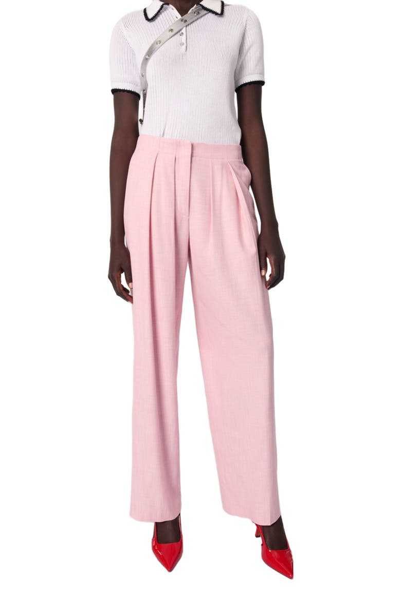 maje Suit trousers, Main, color, 