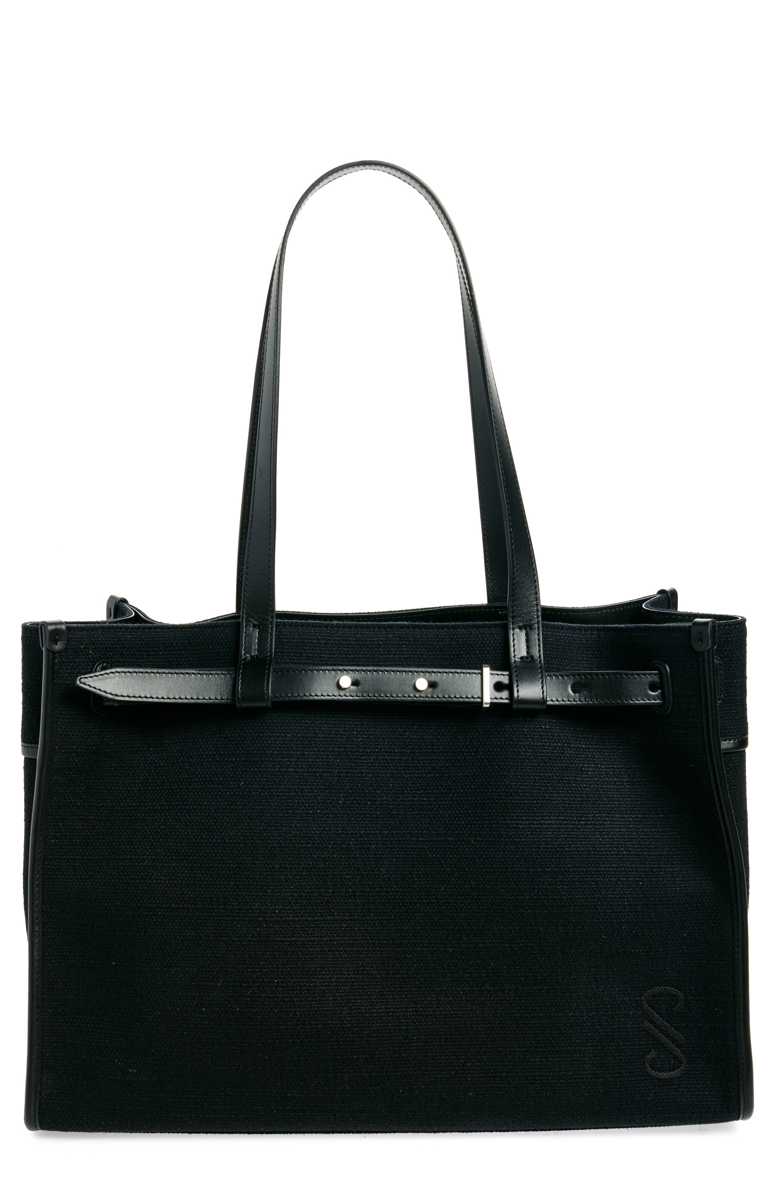 Proenza Schouler Belted Canvas Tote, Main, color, 