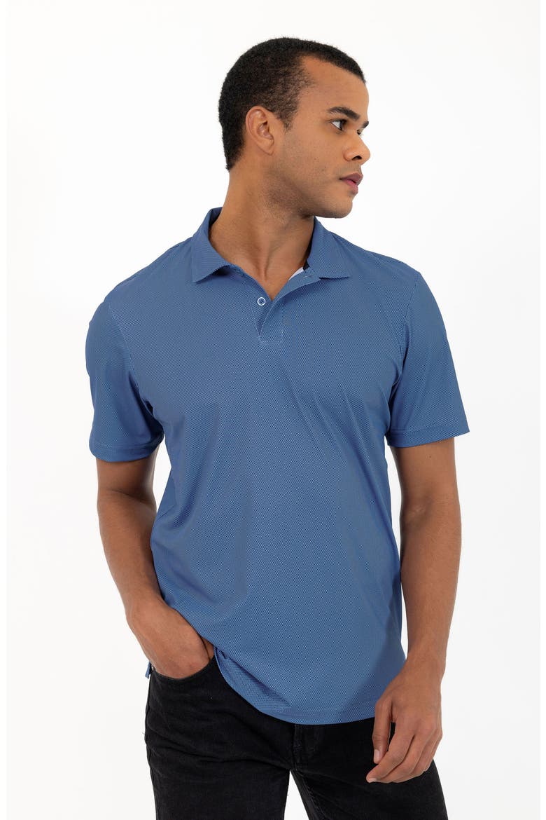 Short Sleeve Stretch Polo, Alternate, color, NAVY