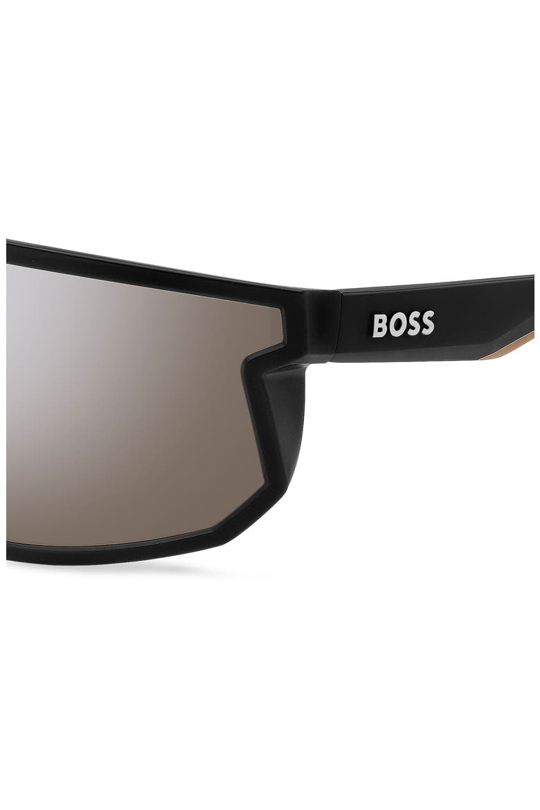 1499/S 99mm Shield Sunglasses, Alternate, color, MATTE BLACK BEIGE