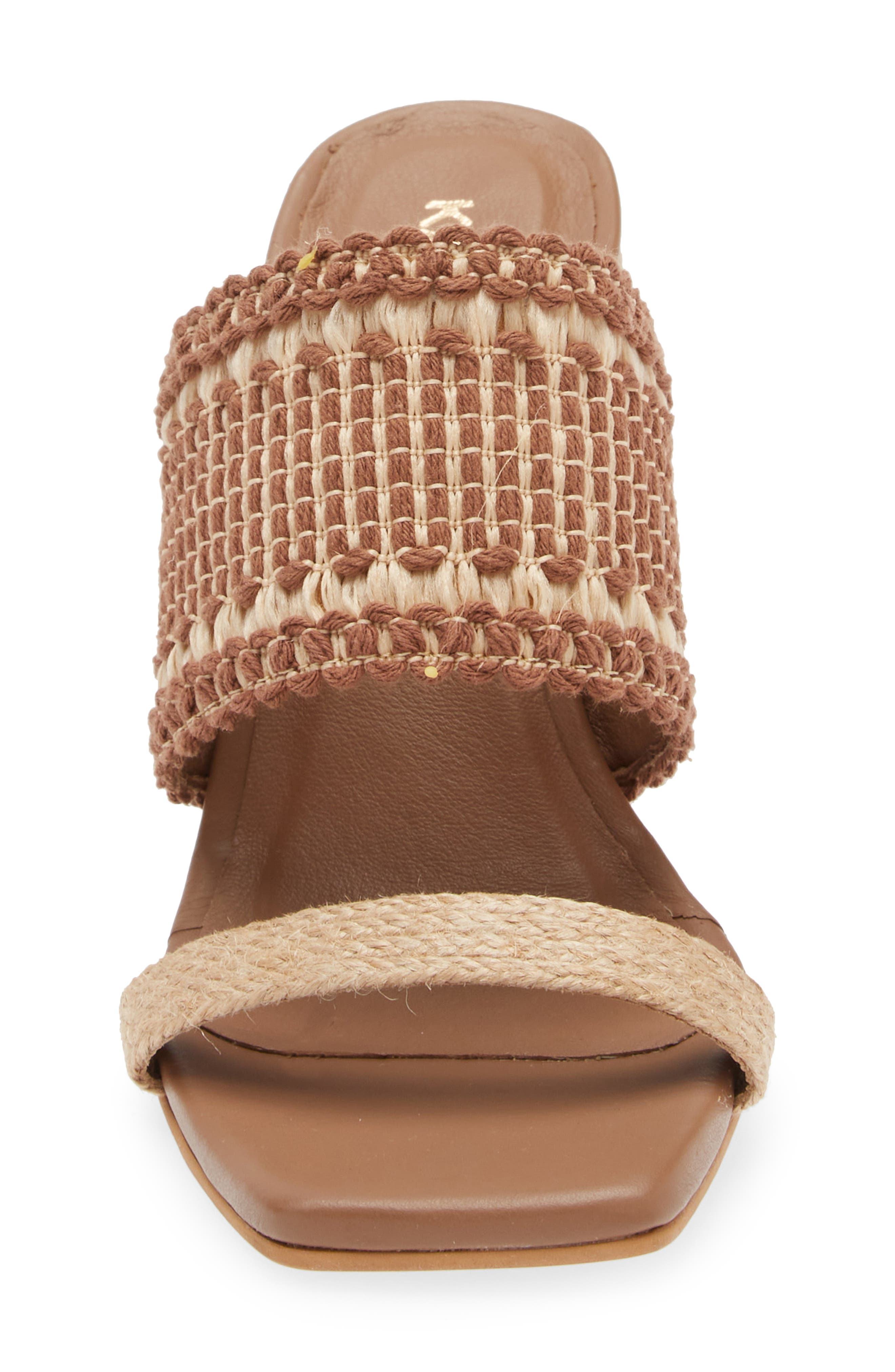 Kaanas Ramie Slide Sandal, Alternate, color, 