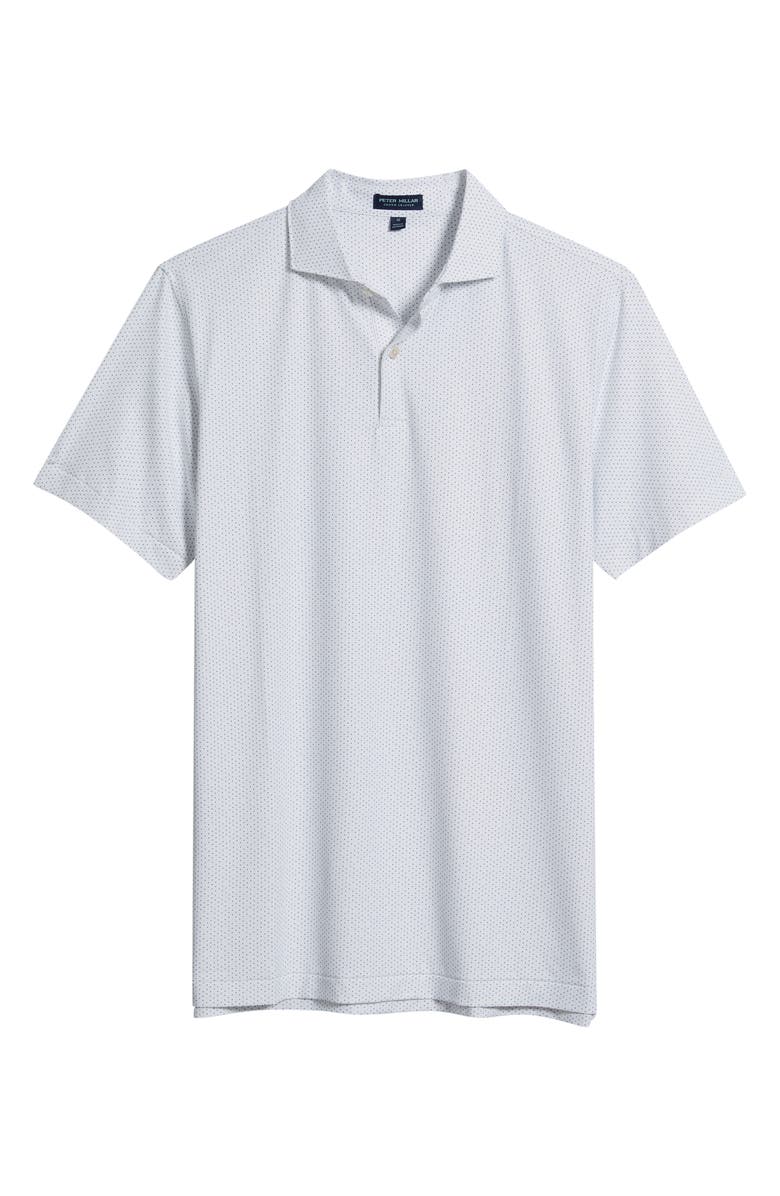 Peter Millar Fermata Microdot Performance Jersey Golf Polo, Main, color, 