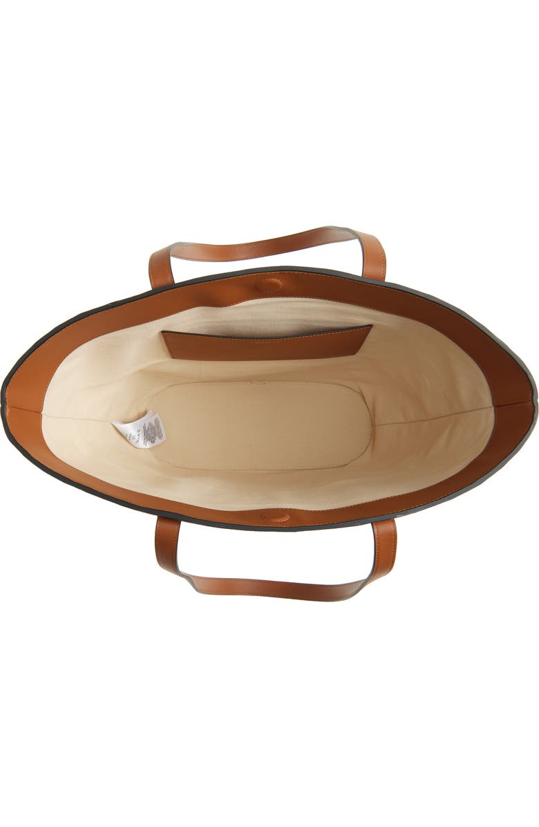 FARM Rio Large Embroidered Raffia Basket Tote, Alternate, color, Sunny Paradise Embroidery