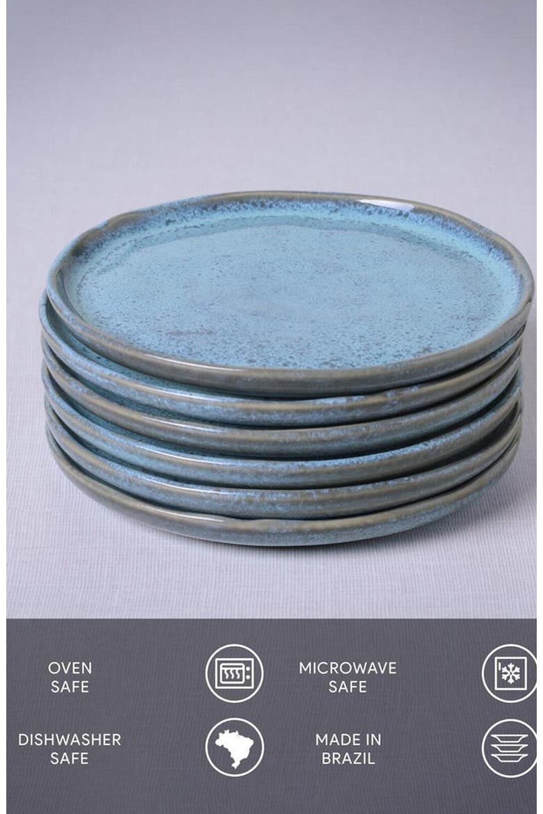Bread Plate Set of 6, Alternate, color, Breeze
