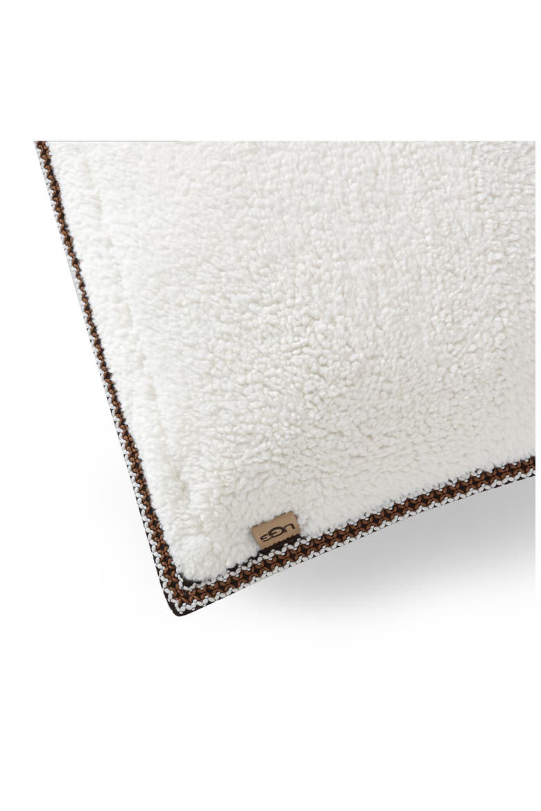 Kirkwood Braid Trim Accent Pillow, Alternate, color, CHESTNUT