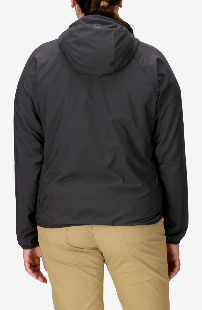 Marmot Aerothermal Hooded Jacket, Alternate, color, Black