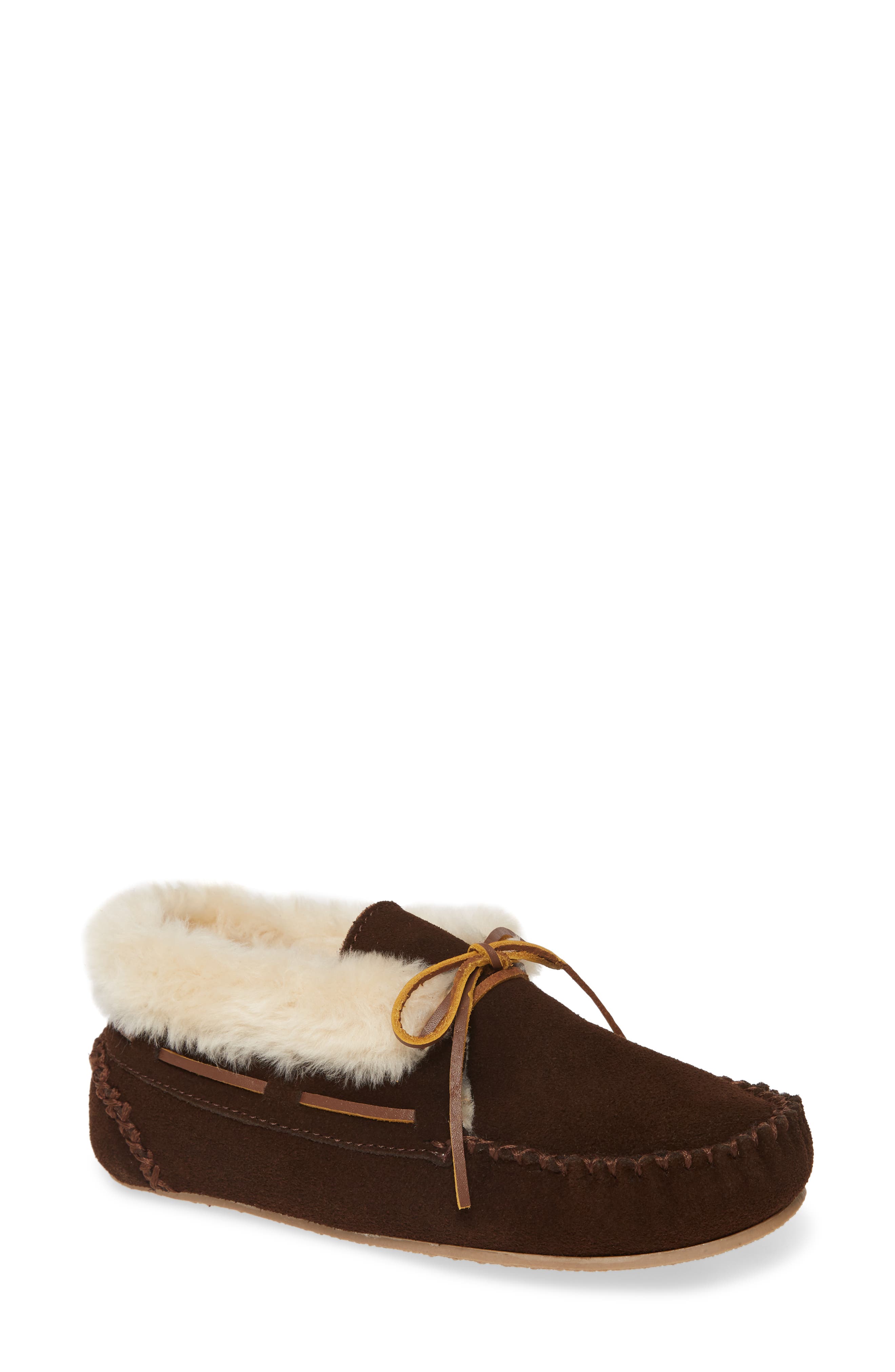 Chrissy Slipper Bootie, Alternate, color, CHOCOLATE SUEDE