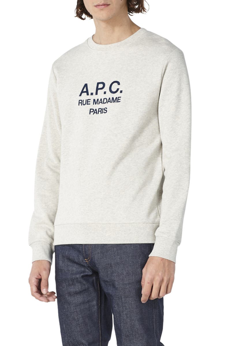 A.P.C. Rufus Crewneck Sweatshirt, Main, color,