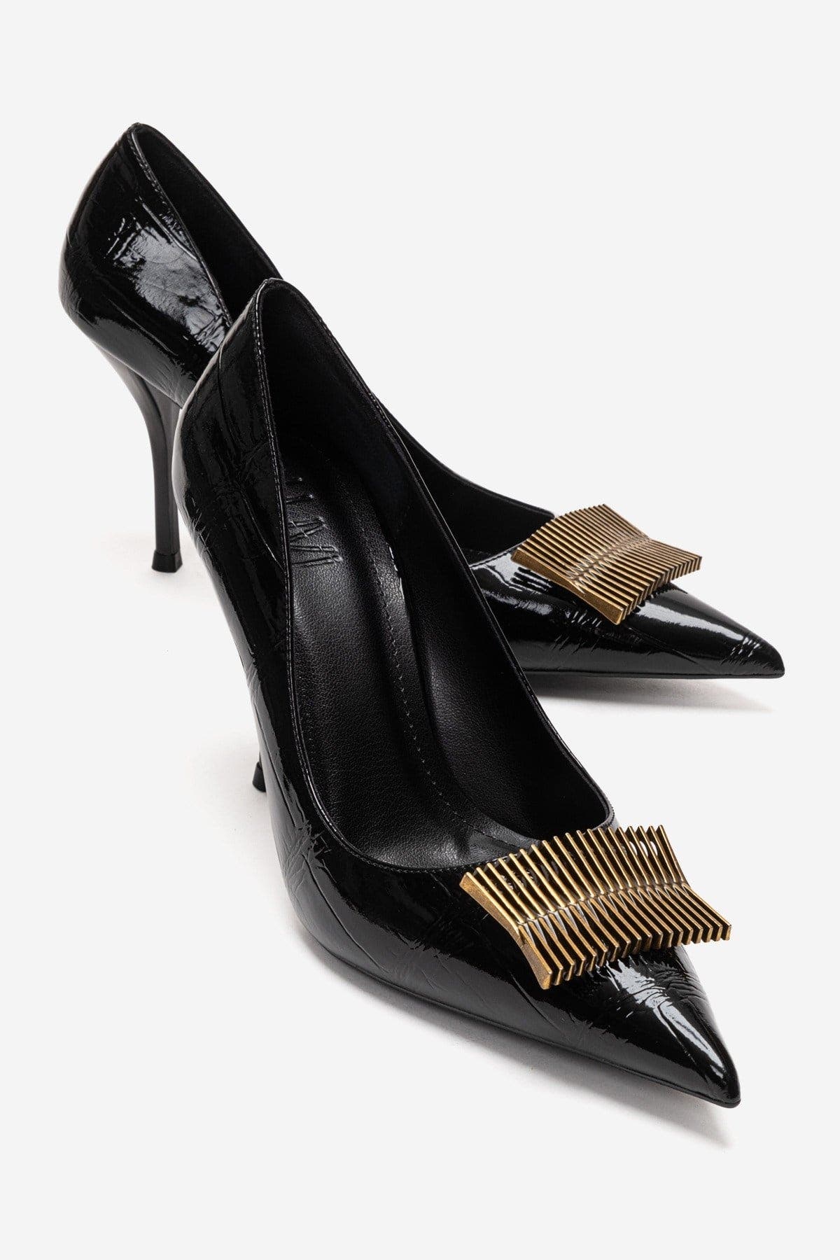 Prologue Shoes Dexen Stiletto Pump, Main, color, Black Print